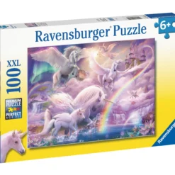 Palapeli Ravensburger Unicorn Pagasai 100 palaa