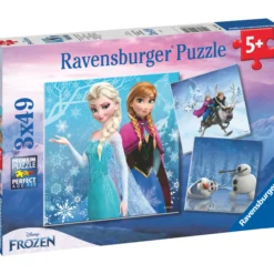 Palapeli Ravensburger Winter Adventures 3x49 palaa