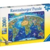 Palapeli Ravensburger World Landmarks Map 200 palaa