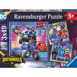 Palapeli Ravensburger 3 x 49 palaa Batwheels