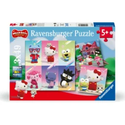 Palapeli Ravensburger 3 x 49 palaa Hello Kitty Super Style