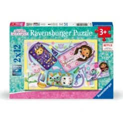Palapeli Ravensburger 2 x 12 palaa Gabby's Dollhouse