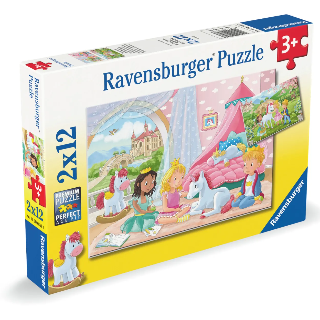 Palapeli Ravensburger 2 x 12 palaa Magical Friendship