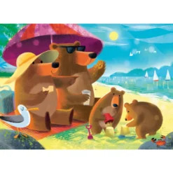 Palapeli Ravensburger 2 x 24 palaa Bear Family Vacations