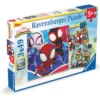 Palapeli Ravensburger 3 x 49 palaa Spidey's Adventures