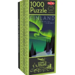 Palapeli Tactic 1000 palaa Come to Finland Northern Lights