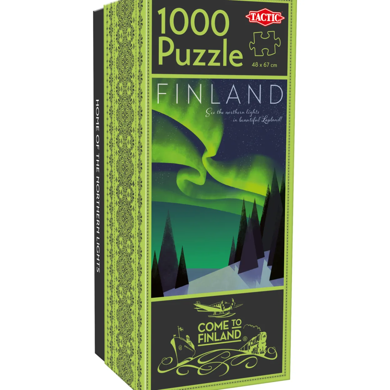 Palapeli Tactic 1000 palaa Come to Finland Northern Lights