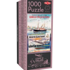 Palapeli Tactic 1000 palaa Come to Finland Lübeck-Helsinki