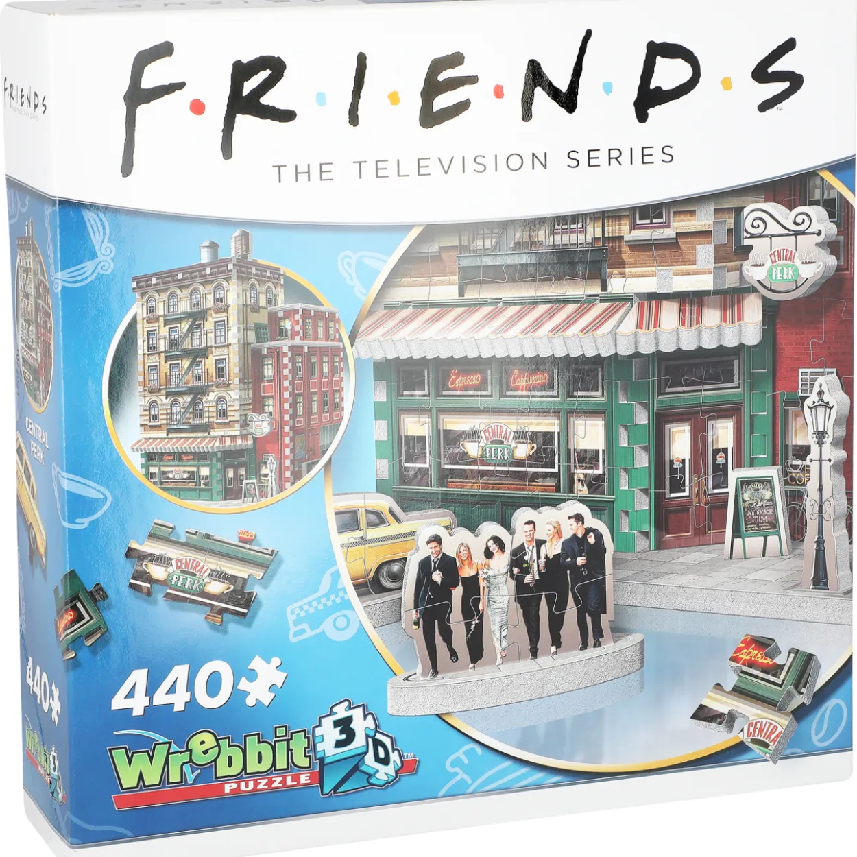 Palapeli Wrebbit 3D Friends Central Perk 440 palaa