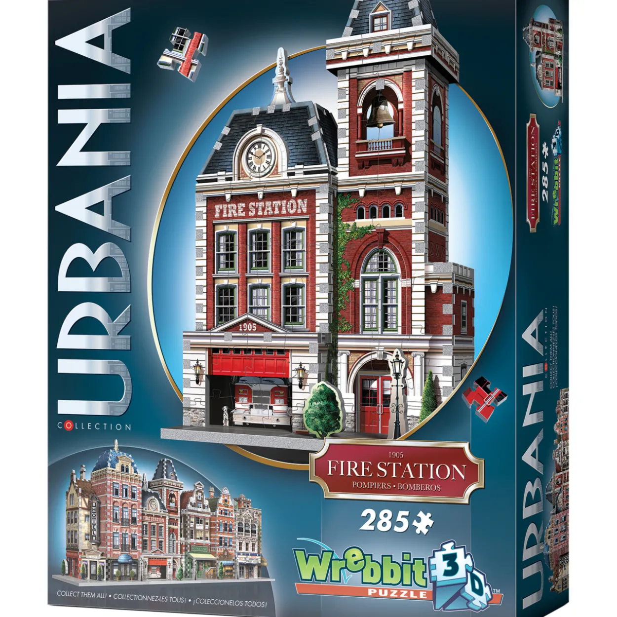 Palapeli Wrebbit 3D Urbania - Fire Station 285 palaa