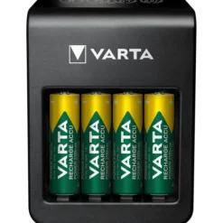 Paristolaturi Varta LCD Plug Charger+ 4 x AA 2100 mAh
