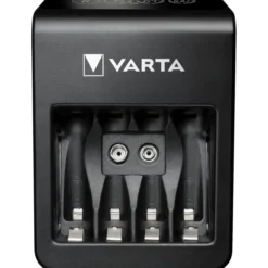 Paristolaturi Varta LCD Plug Charger+ 4 x AA 2100 mAh