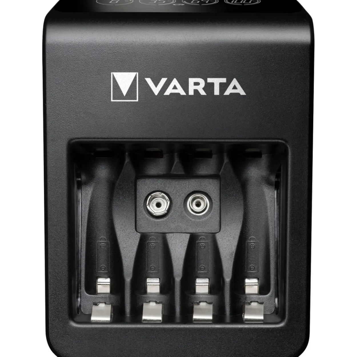 Paristolaturi Varta LCD Plug Charger+ 4 x AA 2100 mAh