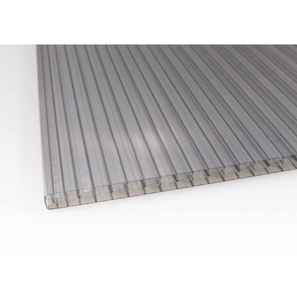 PC-kerroslevy Keraplast, 16 mm 1050 x 3500 mm savunharmaa