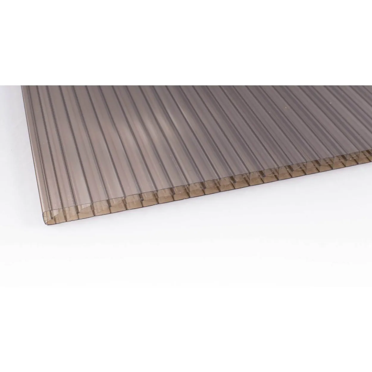 PC-kerroslevy Keraplast, 16 mm 1050 x 4000 mm pronssi