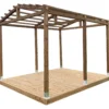 Pergola Patio Terassit 3x3 harjakattoinen, kestopuu