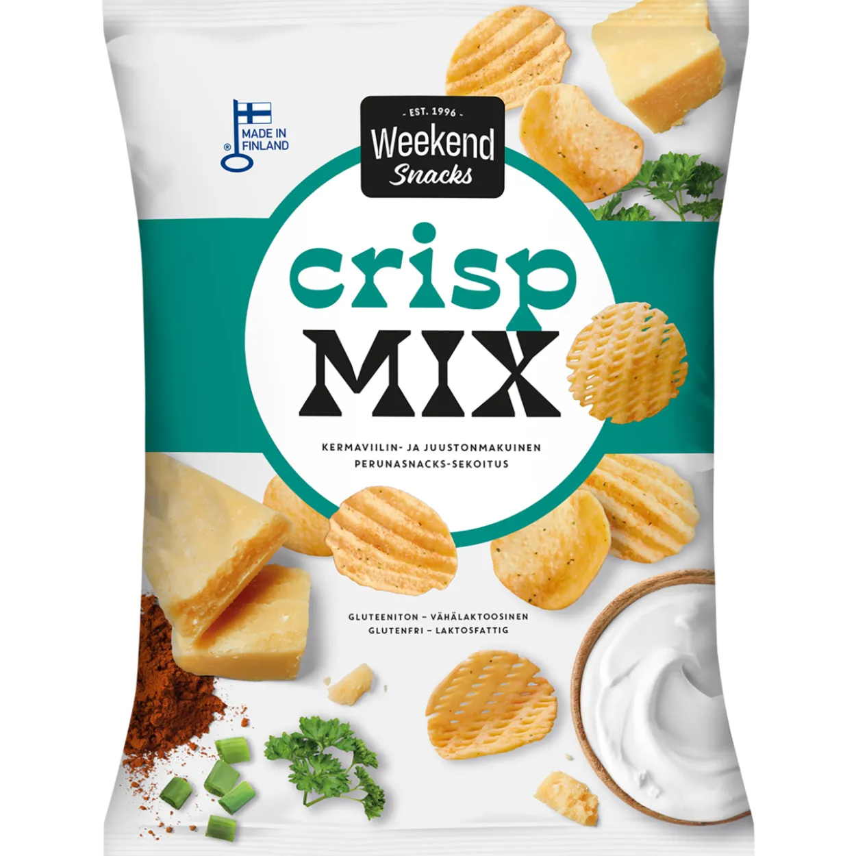 Perunasnack Weekend Snacks 180 g Crisp Mix