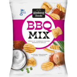 Perunasnack Weekend Snacks 180 g BBQ Mix