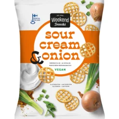Perunasnack Weekend Snacks 180 g Sour Cream & Onion