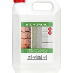 Pesuainetiiviste Bionordic 5 L Puhdas katto ja julkisivu