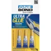 Pikaliima OneBond Ultra Glue 3 x 1 g, kirkas