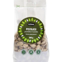 Pistaasipähkinä paahdettu ja suolattu Priima 300 g