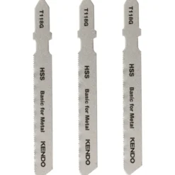 Pistosahanterä Kendo 1,2 x 76 mm metallille 3 kpl HSS