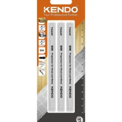 Pistosahanterä Kendo 4,0x132mm puulle ja metallille 3 kpl Bi