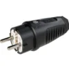 Pistotulppa maadoitettu kumia IP54 16A 250V