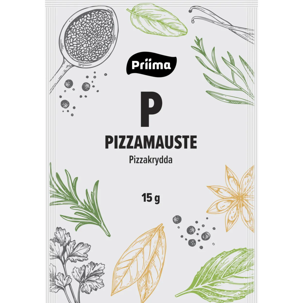 Pizzamauste 15 g