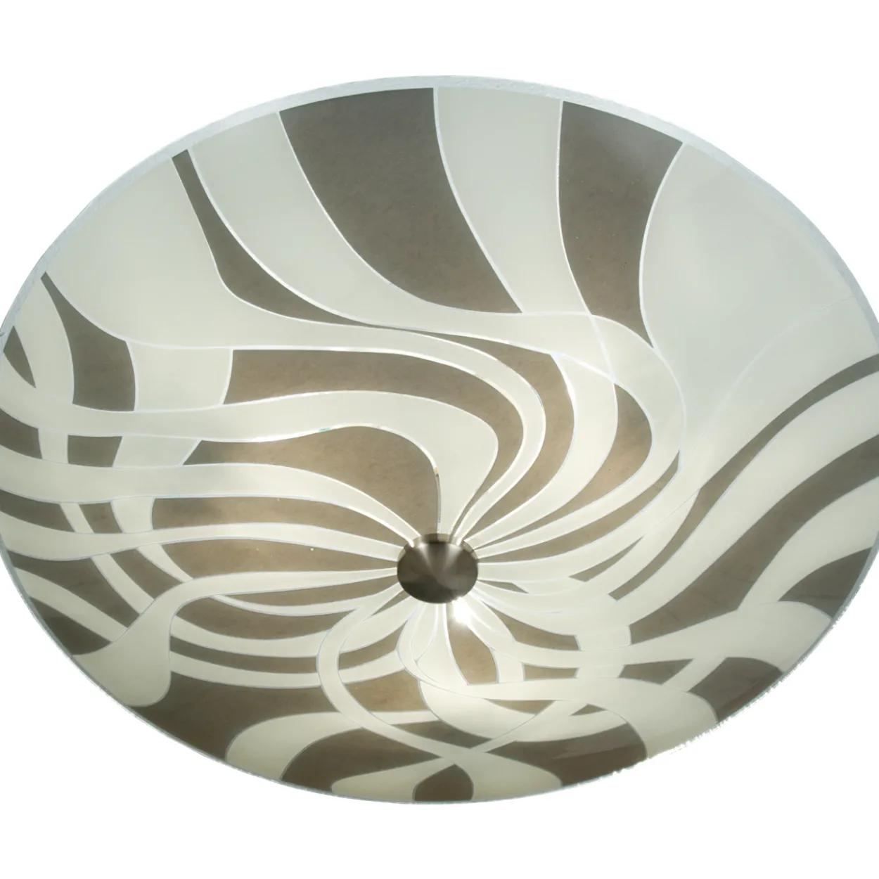 Plafondi Aneta Lighting Band 42 cm, harmaa/teräs