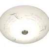 Plafondi Aneta Lighting Skrift 50 cm, valkoinen/teräs