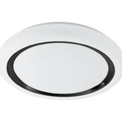 Plafondi EGLO Capasso led 19,5W Ø48cm valkoinen/musta