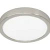Plafondi EGLO Fueva 5 led 17W Ø21cm mattanikkeli/valkoinen