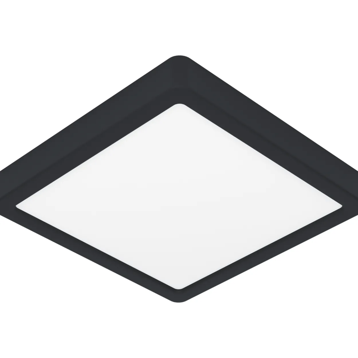 Plafondi EGLO Fueva 5 led 17W 21x21cm musta/valkoinen