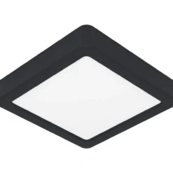 Plafondi EGLO Fueva 5 led 11W 16x16cm musta/valkoinen