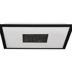 Plafondi EGLO Marmorata led 19W ja 9W 44,5x44,5cm musta/valkoinen