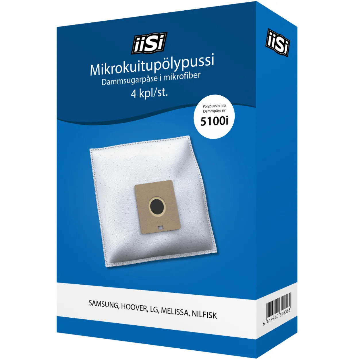 Pölypussi Iisi 5100i