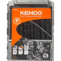 Poranteräsarja metallille Kendo 19-osainen 1-10 mm