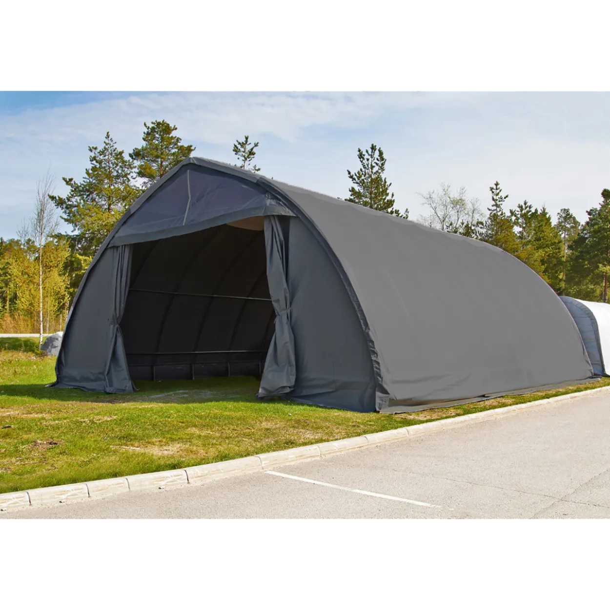 Pressuhalli Ranch 9,2 x 12 m 900 g harmaa