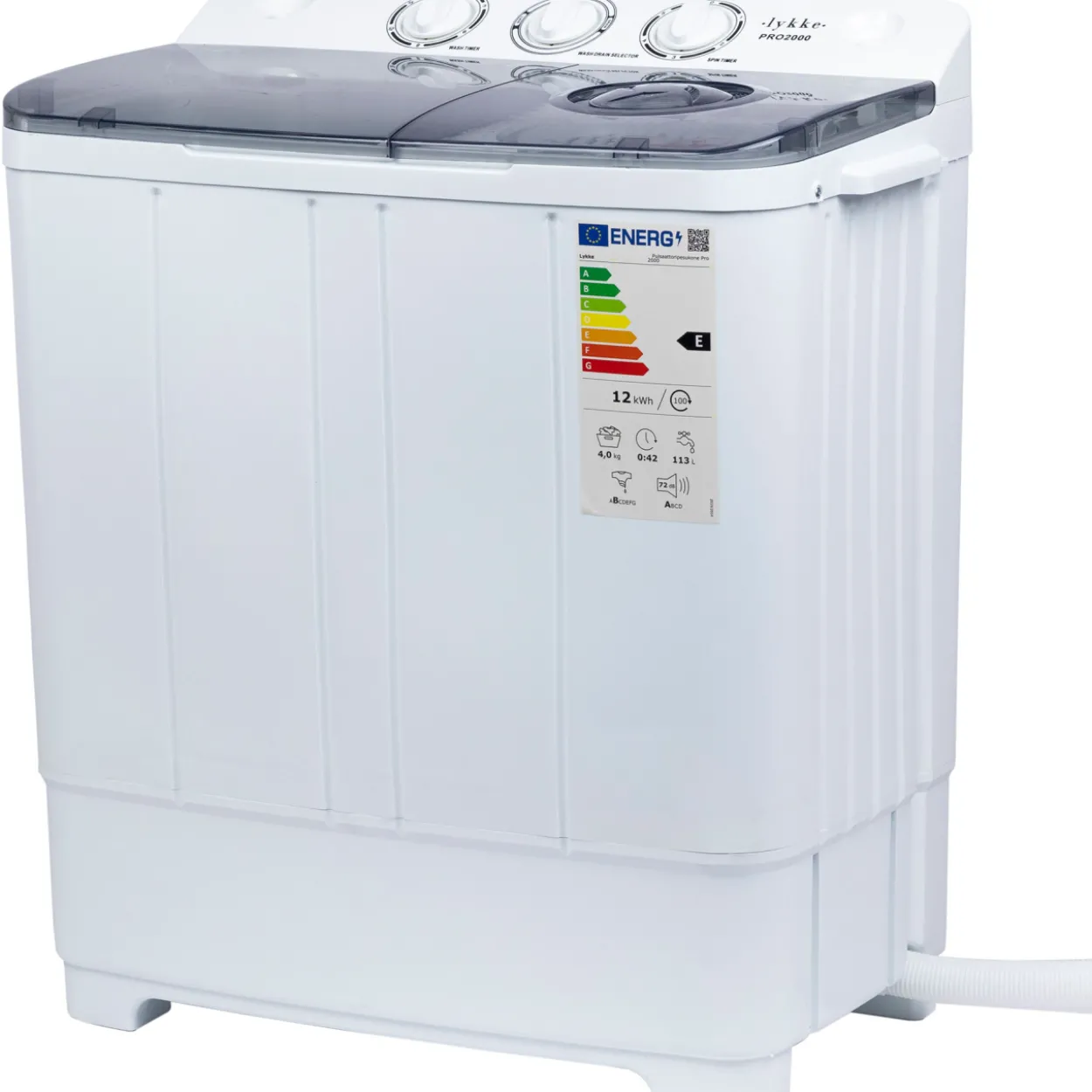 Pulsaattoripesukone Lykke Pro 2000