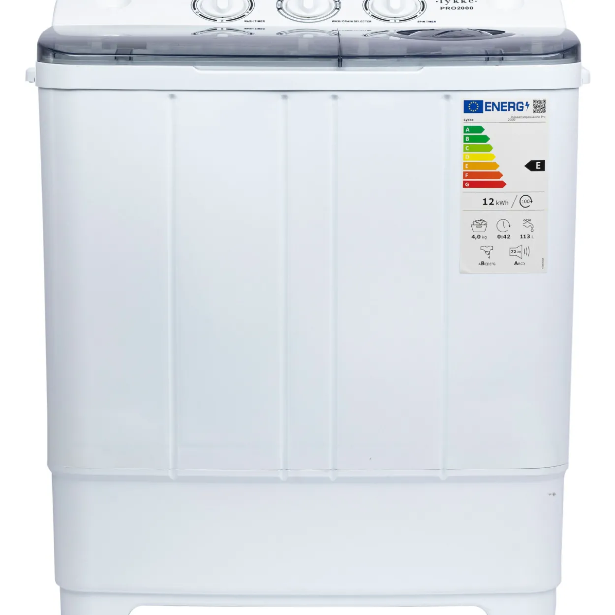 Pulsaattoripesukone Lykke Pro 2000
