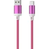 Punottu kaapeli Mobia USB-A, USB-C 30 W punainen, 2 m