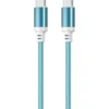 Punottu kaapeli Mobia USB-C, USB-C 30 W sininen, 2 m