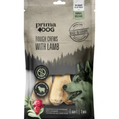 Puruluu PrimaDog 140 g 2 kpl Rough Chews Lammas-karpalo L
