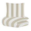 Pussilakanasetti Kotikulta 150 x 210 cm Block Stripe beige