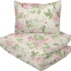 Pussilakanasetti Kotikulta 150 x 210 cm Rose Garden roosa