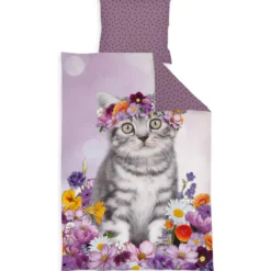 Pussilakanasetti 150 x 210 cm Kukkakissa