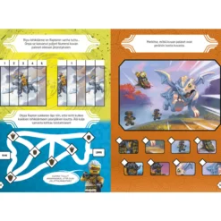 Puuhakirja lelulla LEGO Ninjago Lohikäärmeet kiikkiin!