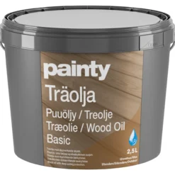 Puuöljy Painty 2,5 l kirkas